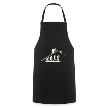 Ouvrier Evolution Couvreur - Tablier de cuisine - noir - Devant - AI Model Male 185 dark (185cm)