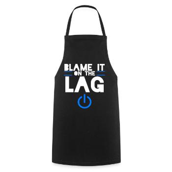 Gaming - Cooking Apron - black - Front - AI Model Male 185 dark (185cm)