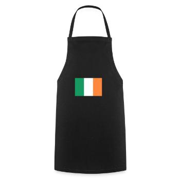 Ireland - Cooking Apron - black - Front - AI Model Male 185 dark (185cm)