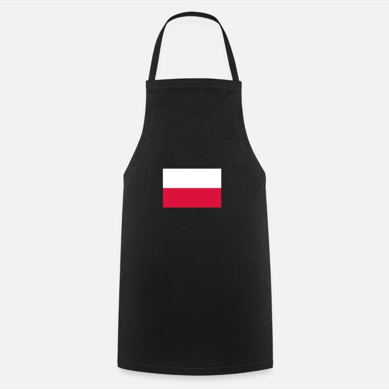 Drapeau pologne drapeau polonais polonais Pologne - Tablier de cuisine - noir