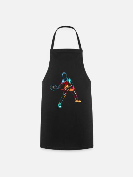 badminton - Tablier de cuisine - noir