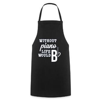 Classical music - Cooking Apron - black - Front - AI Model Male 185 dark (185cm)