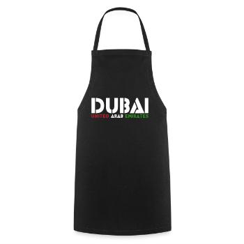 Dubaï - Tablier de cuisine - noir - Devant - AI Model Male 185 dark (185cm)