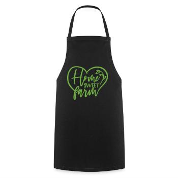 ferme - Tablier de cuisine - noir - Devant - AI Model Male 185 dark (185cm)