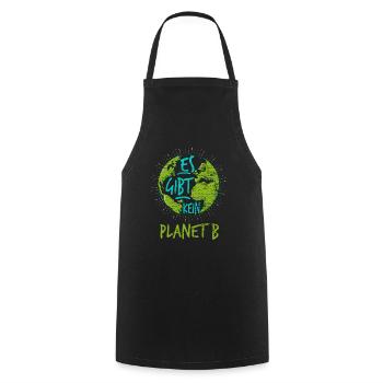 Fridays for Future - Kochschürze - Schwarz - Vorne - AI Model Male 185 dark (185cm)