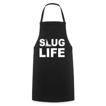 Slug life - Cooking Apron - black - Front - AI Model Male 185 dark (185cm)