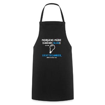 Lighting Technician Electrician Electrician Electrician - Cooking Apron - black - Front - AI Model Male 185 dark (185cm)