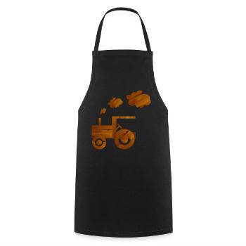 traktor landwirtschaft spielzeug - Kochschürze - Schwarz - Vorne - AI Model Male 185 dark (185cm)