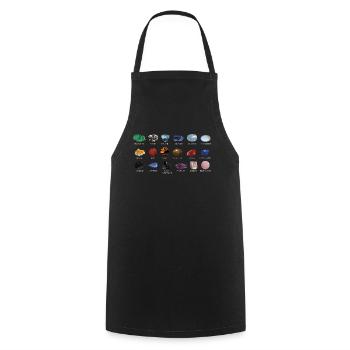 Géologue Géologie Minéraux Pierres Cadeaux - Tablier de cuisine - noir - Devant - AI Model Male 185 dark (185cm)