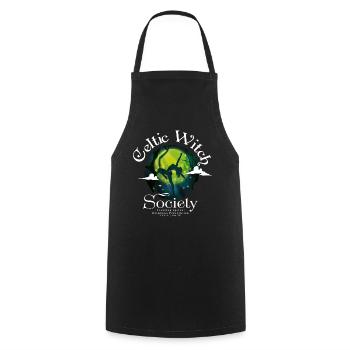 Celtic witch Witch Walpurgis sayings gift - Cooking Apron - black - Front - AI Model Male 185 dark (185cm)