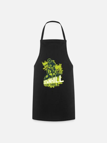 Downhill Geschenk - Kochschürze - Schwarz