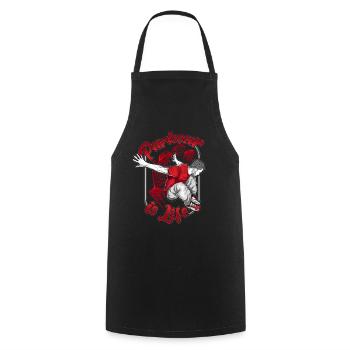 PARKOUR - Cooking Apron - black - Front - AI Model Male 185 dark (185cm)