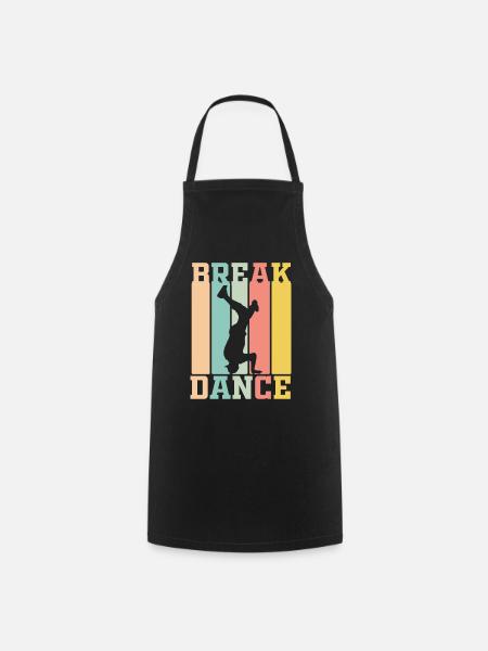 Breakdance - Kochschürze - Schwarz