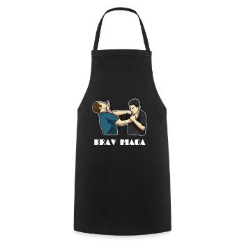 Krav Maga - Tablier de cuisine - noir - Devant - AI Model Male 185 dark (185cm)