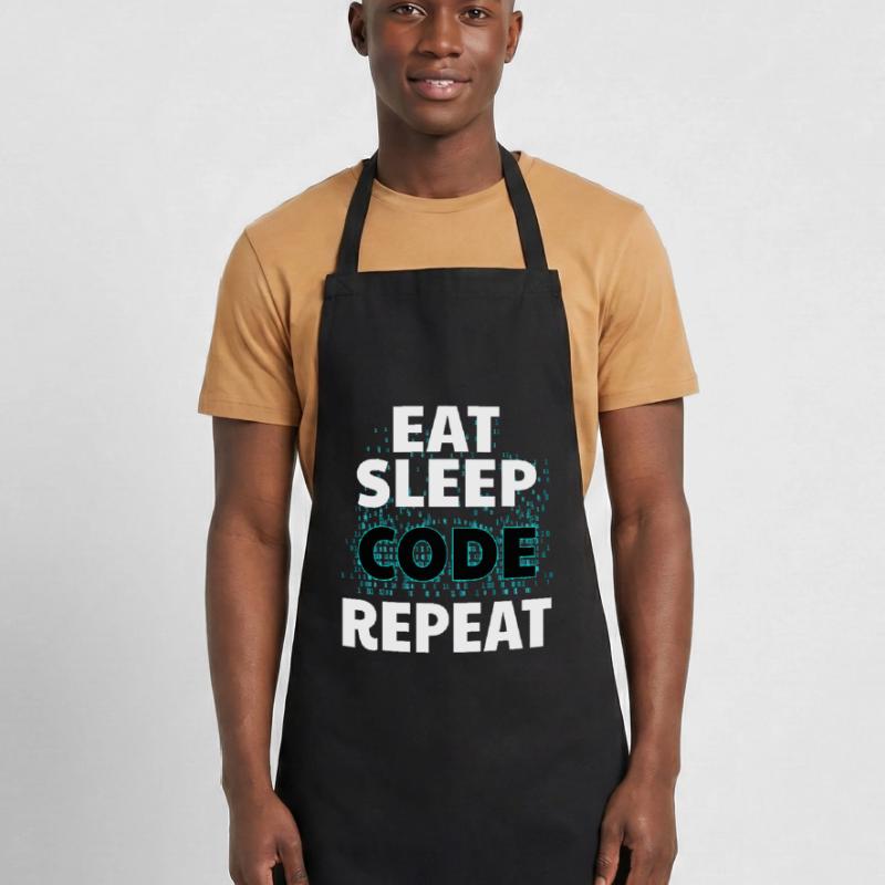 Eat Sleep Code Informatik Programmieren Nerd Java Kochschürze