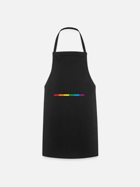 Gay Pride Geschenk - Kochschürze - Schwarz