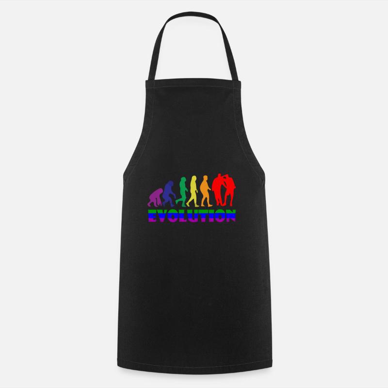 Gay Pride Geschenk - Kochschürze - Schwarz