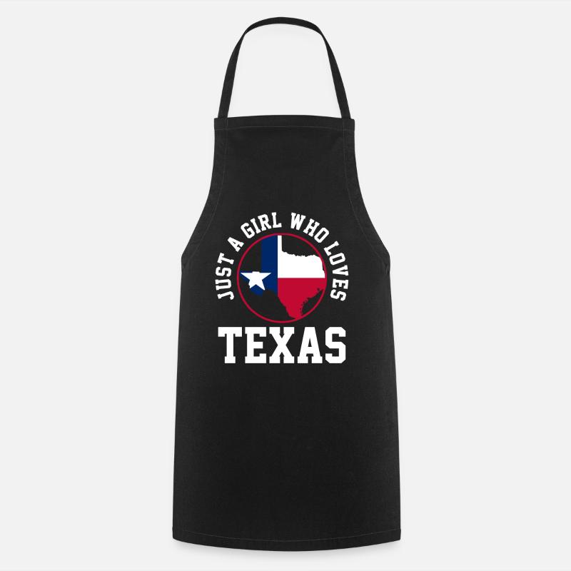 Texas - Cooking Apron - black