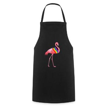 Gay Pride Gift - Cooking Apron - black - Front - AI Model Male 185 dark (185cm)