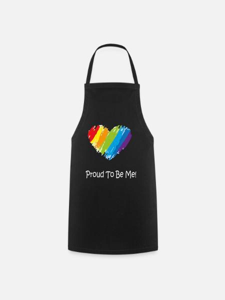 Gay Pride Geschenk - Kochschürze - Schwarz