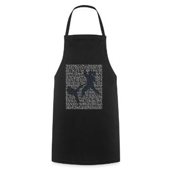 Tang Soo Do - Tablier de cuisine - noir - Devant - AI Model Male 185 dark (185cm)