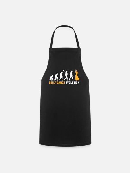 Evolution de la danse du ventre - Tablier de cuisine - noir