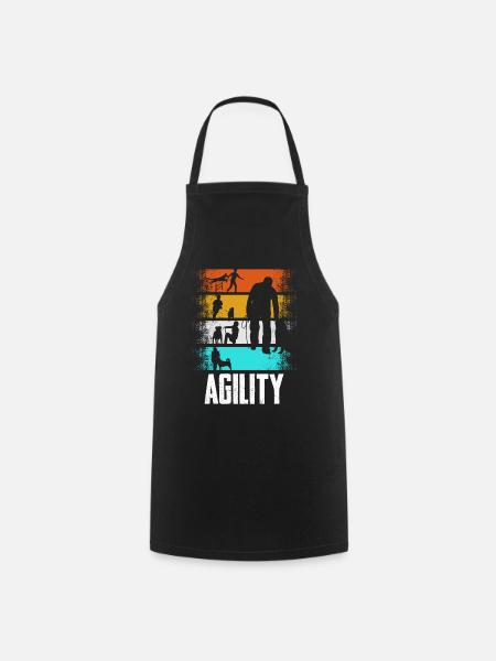 Agility Retro - Cooking Apron - black