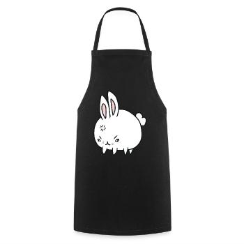 Bad bunny - Cooking Apron - black - Front - AI Model Male 185 dark (185cm)