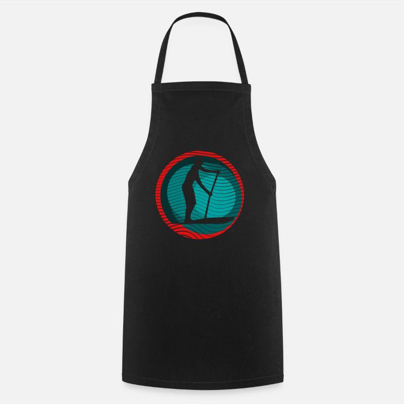 SUP Surfer - Cooking Apron - black