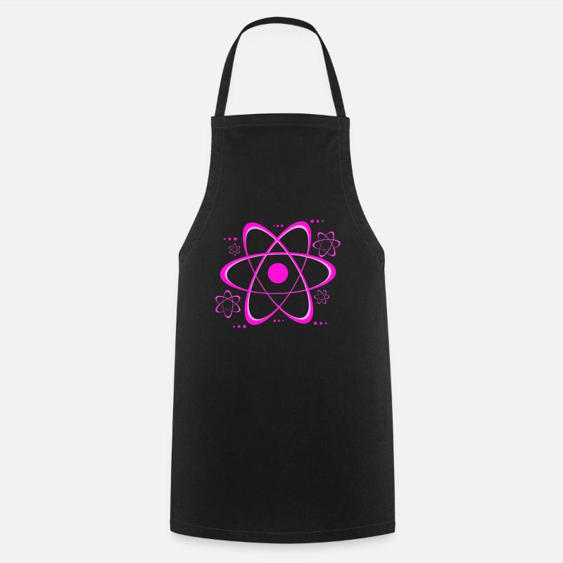 Cool Atome Physik Statement Phyisker Geschenk - Kochschürze - Schwarz
