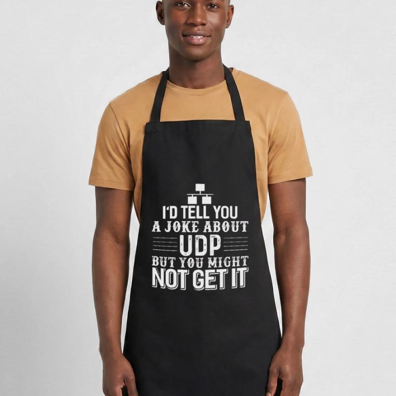 Computer Science Programmer UDP Joke Cooking Apron