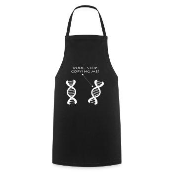 Biology - Cooking Apron - black - Front - AI Model Male 185 dark (185cm)