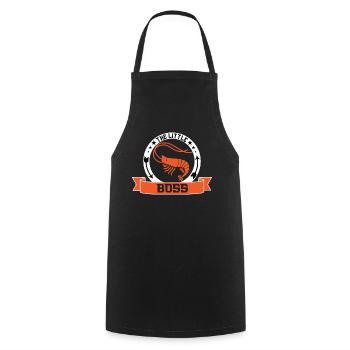 Shrimp Shrimp Mardi Gras costume gift - Cooking Apron - black - Front - AI Model Male 185 dark (185cm)