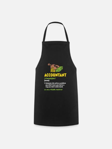 Accountant Buchhalter Buchhalterin Geschenk - Forklæde - sort