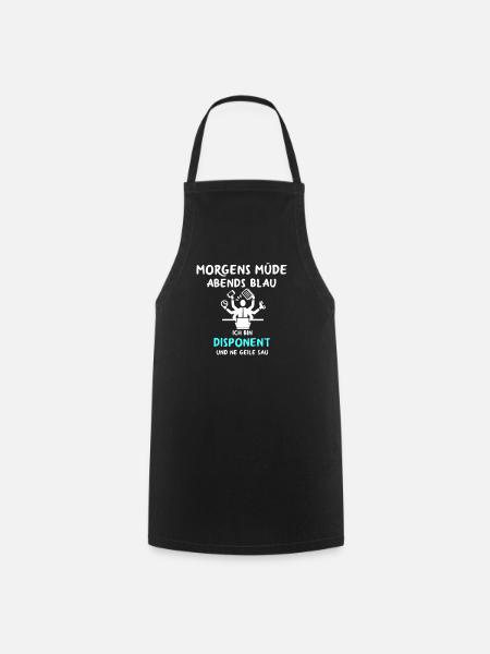 Dispo Disponent disponieren beruf geschenk - Kochschürze - Schwarz