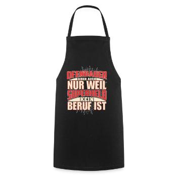Ofenbauer Superheld - Kochschürze - Schwarz - Vorne - AI Model Male 185 dark (185cm)