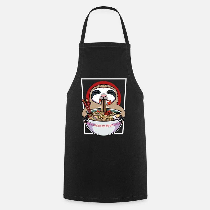 sloth - Cooking Apron - black