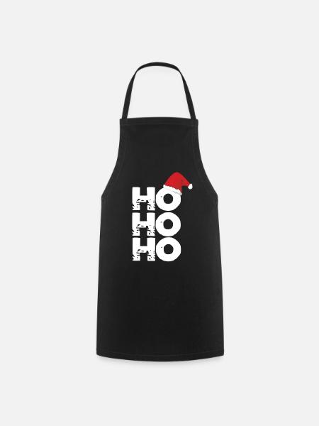 Ho Ho Ho - Kochschürze - Schwarz