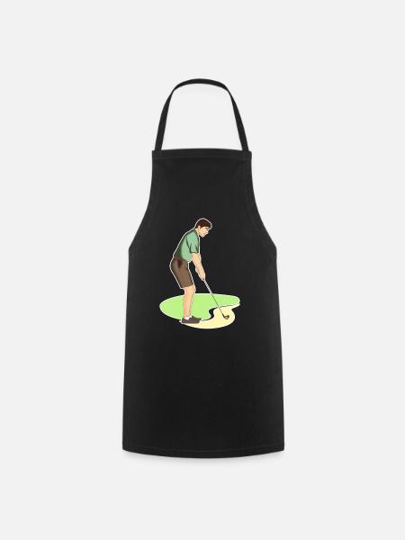 Golf | Golfing | Golfer | golf - Cooking Apron - black