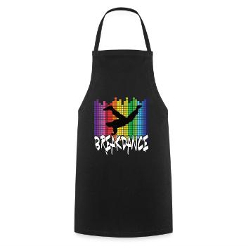 Breakdance - Cooking Apron - black - Front - AI Model Male 185 dark (185cm)