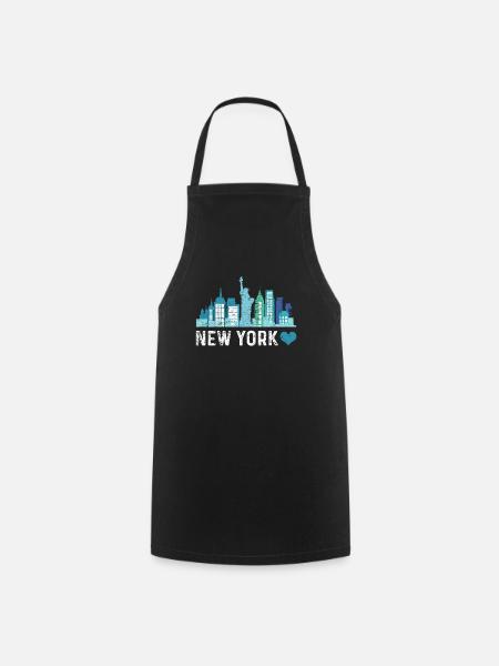 new Yorker - Cooking Apron - black