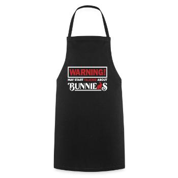 Rabbit - Cooking Apron - black - Front - AI Model Male 185 dark (185cm)