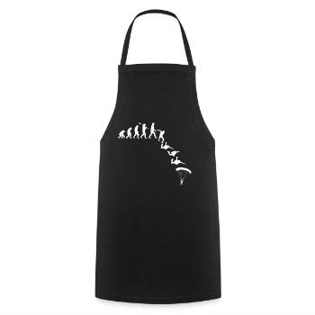 Parachutist Evolution Sport - Cooking Apron - black - Front - AI Model Male 185 dark (185cm)