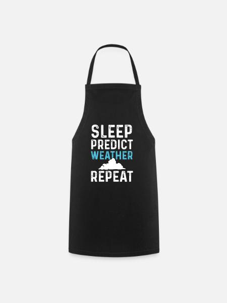 Wetter Meteorologe - Kochschürze - Schwarz