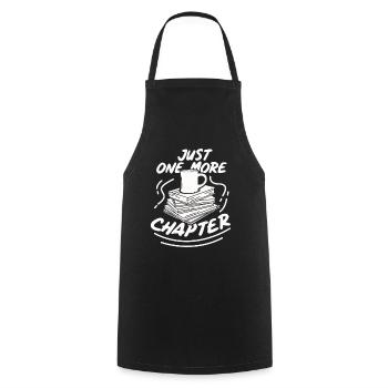 Lire les livres Livre cadeau bibliothèque - Tablier de cuisine - noir - Devant - AI Model Male 185 dark (185cm)