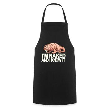 Naked mole rat rat funny ugly animal - Cooking Apron - black - Front - AI Model Male 185 dark (185cm)