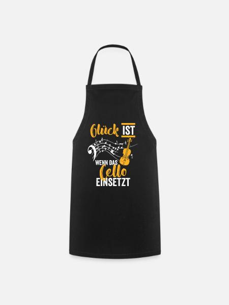 Cello Konzert - Kochschürze - Schwarz