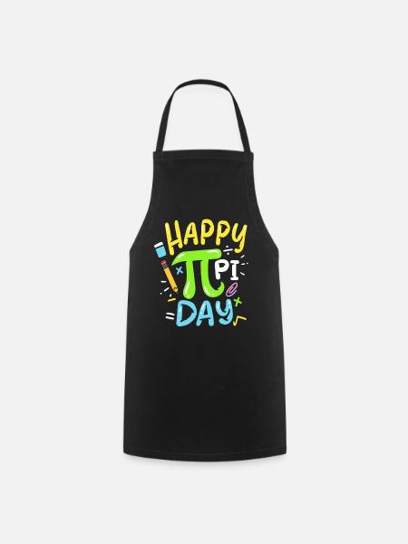 maths Pi Day - Tablier de cuisine - noir