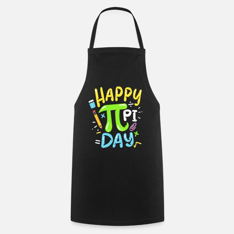 maths Pi Day - Tablier de cuisine - noir