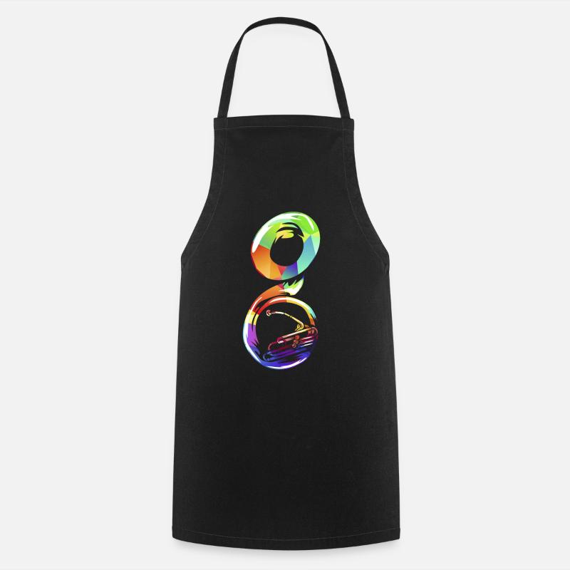 sousaphone - Tablier de cuisine - noir
